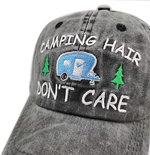 Waldeal ženska izvezna podesiva kampiranje za kampiranje nije briga RV Ponytail Hat Ponycap