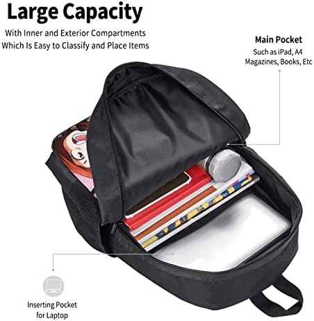 Hykjshed anime crtani ruksak Aldult tinejdžeri ruksak putni torbe za laptop torba dječaci i ruksaci za djevojke