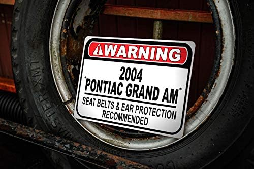 2004 04 Pontiac Grand Am Seat Betl Preporučeni brz automobil, metalni garažni znak, zidni dekor, GM Znak