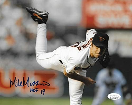 Mike Mussina potpisao je Baltimore Orioles 8x10 FOTO W / HOF natpis 8 JSA - AUTOGREM MLB Photos