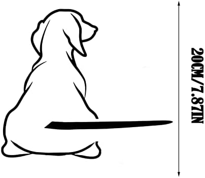 Smiješni pas koji se kreće repni naljepnica naljepnica naljepnica za čišćenje pasa Slatka životinja štenad