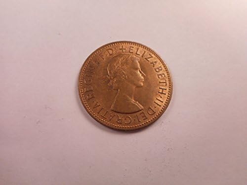Kraljica Elizabeta II jedan peni 1962 novčić # 11
