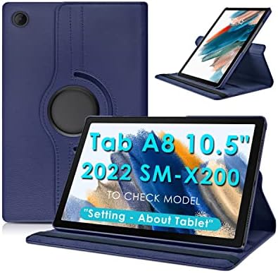 DetureoSi rotirajuća futrola za Samsung Galaxy Tab A8 10,5 inča 2022, tablica Galaxy A8 10,5 poklopac tableta,