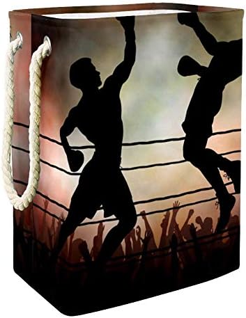 Inhomer bokser nokautirao svog protivnika 300d Oxford PVC vodootporna odjeća Hamper velika korpa za veš za deke igračke za odjeću u spavaćoj sobi
