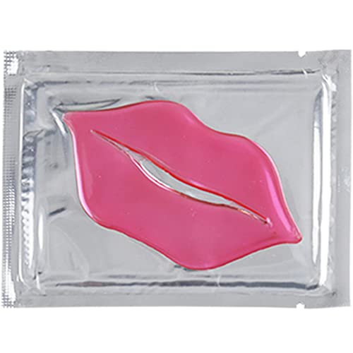 Reengull 30 kom Crystal Pink Collagen Maska za usne za suhe usne, membranski hidratantni Gel jastučići za