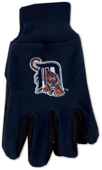 MLB Detroit Tigers dvobojne rukavice, plava / narandžasta