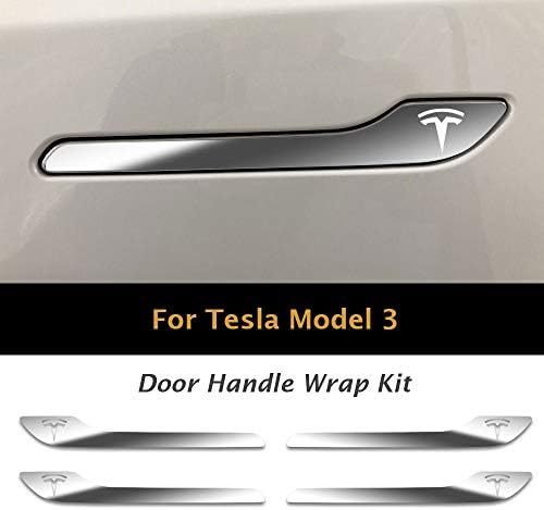 IPG za Tesla Model 3 / Model Y Drška vrata Naljepnica za naljepnice s malim kompletom sa Teslinom logotipom