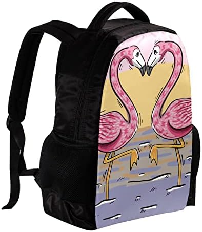 VBFOFBV ruksak za žene Daypack backpad bakfa za laptop Tražena Torba, Cartoon Flamingo