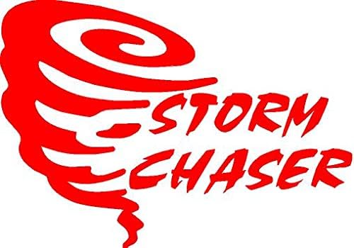 Samo za zabavu 6 x 4,25 Storm Chaser Tornado Hurrigane Vinil Die Cut naljepnica odbojnika, prozori, automobili,