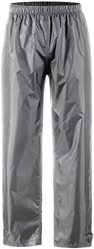 Axesquin muške kišne hlače Vodootporna lagana pakiranja vjetrootporna kiša nad hlačama Pješačenje na otvorenom hlače