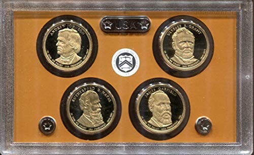 2011 SP predsednički dolar - 4 kovanice - Četvrti dragulj Dokaz bez okvira ili COA US Mint