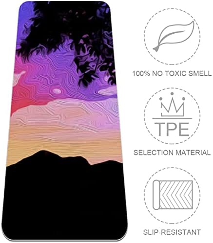 Dragon Sword šareni geometrijski blokovi u boji Premium debela prostirka za jogu Eco Friendly Rubber Health