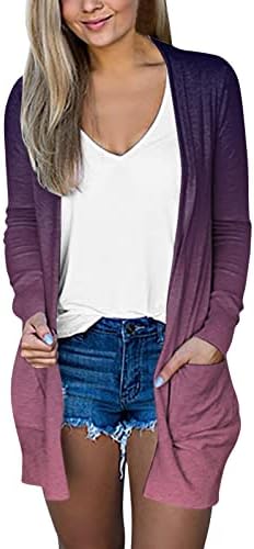 Ženska modna kardigan Ležerne prilike za ispis Dugi rukavi TOP CARDIGAN jakna Cardigan pulover džemperi