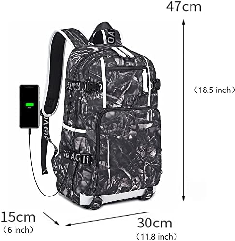 Sbsb ja-12 košarkaš multifunkcionalni ruksak Travel Fans ruksak Student Schoolbag Unisex