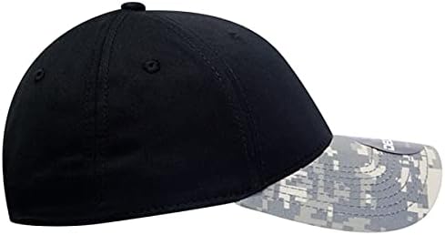 DECKY standardna strukturirana Camo bejzbol kapa,acu BLK, višebojna, jedna veličina