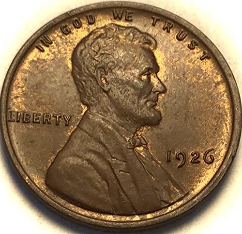 1926. Lincoln pšenični cent crveni peni gotovo izbor sjajnog necrtenom