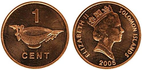 Salomonski otoci 1 cent koin 2005 UNC