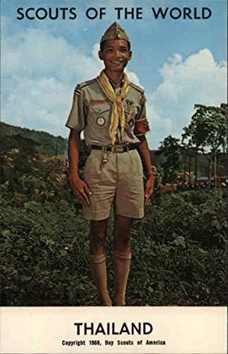 1968. Izviđači svijeta: Tajland Southeast Azija Tajland Originalna vintage razglednica