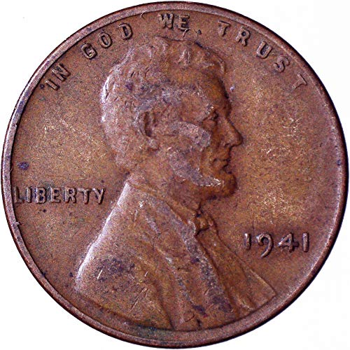 1941. Lincoln pšenični cent 1c Veoma dobro
