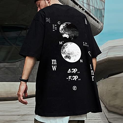 XYXIONGMAO Casual sportska majica kratkih rukava labava pamučna japanska ulična Odjeća Hip Hop uniseks grafičke majice za muškarce