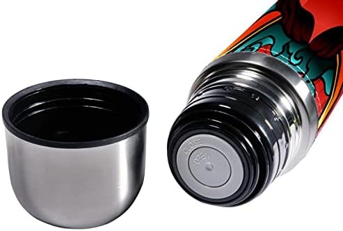 SDFSDFSD 17 oz Vakuum izolirane boce od nehrđajućeg čelika Sportska kavana Putna krigla Flask originalna koža zamotana BPA besplatno, japanski tetovaža