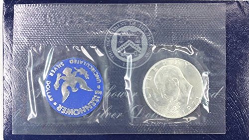 1971 S Eisenhower Ike Dollar 40% Silver dolazi u originalnom američkom metvu ambalažu dolar unc američki