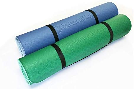 Uravnotežena podloga za Ecowise Pilates za tijelo, jastučić za vježbanje s trakom za nošenje, Nelip meki jastuk za vježbanje, plava