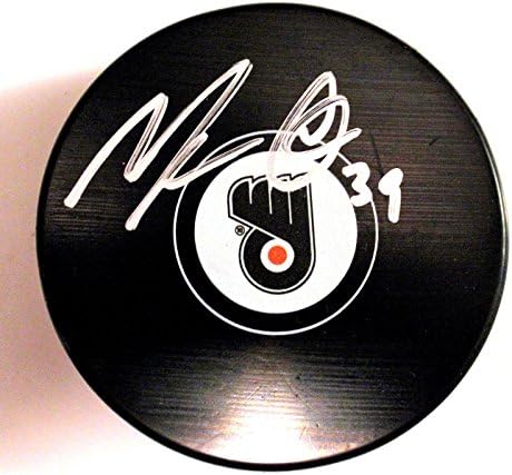 Mark Alt potpisao Philadelphia Flyers autogram Puck w / COA 2017-autograme NHL Paks
