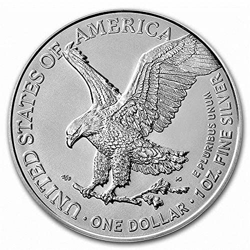 2022 Nema mente Mark Američki srebrni orlov .999 Fino srebro sa našim certifikatom autentičnosti dolar američki
