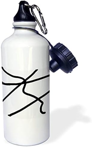 3drose slika crno-bijele minimalističke moderne slike - boce za vodu