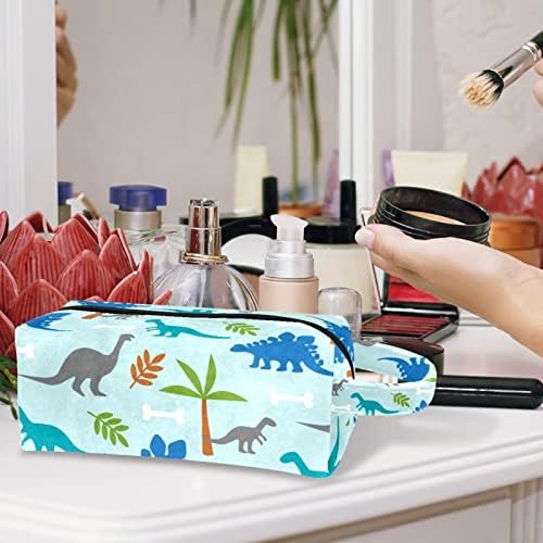 Tbouobt Torba za šminku Travel Cosmetic torbica torbica torbica sa patentnim zatvaračem, crtani dinosaur