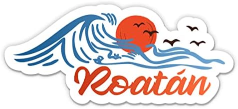 Squiddy Roatan Honduras WAVE - vinil naljepnica za telefon, laptop, boca za vodu