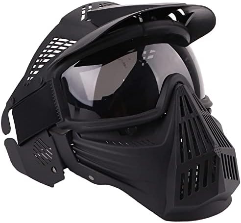 NINAT Airsoft maske taktičke maske punim licem sa naočalama zaštita za oči za Halloween CS preživljavanje igara pucanje Cosplay maska ​​crna zelena tan siva