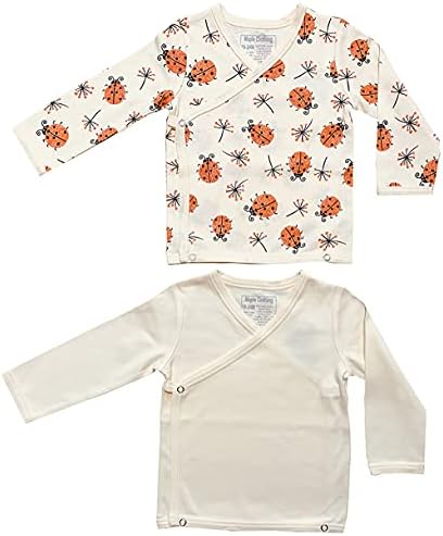 Javorova Odjeća organski pamuk Baby Kimono Dugi rukav bodi GOTS certifikat