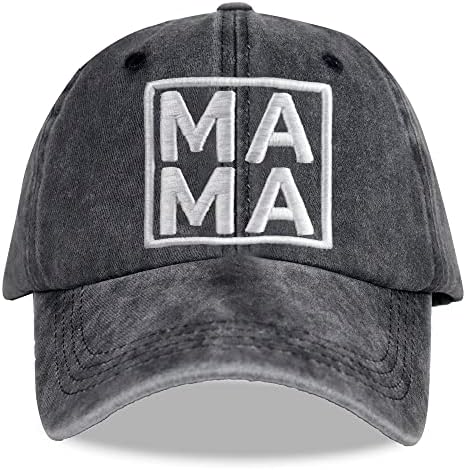 MANMESH HATT mama šešir za žene, Vintage oprana vezena mama život mama bejzbol kapa za mamu baku