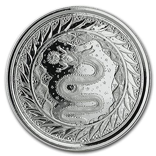 2020 WS Samoa srebrna zmija komemorativna negrađena