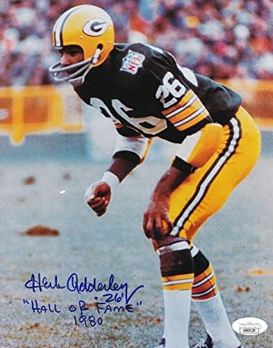 Herb Adderley Hof Green Bay Packers potpisan / Upisan 8x10 FOTO JSA 166951 - AUTOGREMENT NFL fotografije
