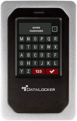 DataLocker DL4 FE 7.60 TB prijenosni SSD uređaj - eksterni-TAA kompatibilan-USB 3.2 Tip C - 256-bitni standard