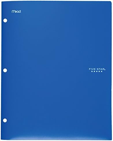 Five Star 2 Pocket Folder, stay-Put Folder, Plastika, fascikle sa džepovima, boja odabrana za vas, 1 posjeta