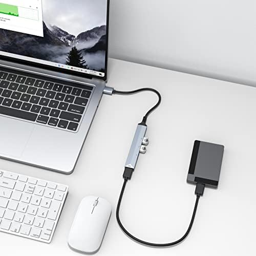 USB Hub Extensions, 4-Port USB 3.0 hub Expander, Ultra-Slim Data USB HUB,USB Hub Adapter za proširenje stanica