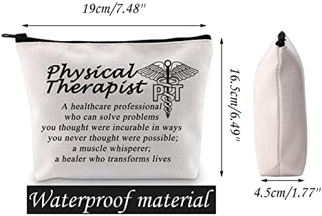 JNIAP fizikalni terapijski pokloni za ženska terapeut studenti Kozmetička torba Hvala vam poklon za fizikalni