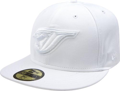 MLB Toronto Blue Jays bijelo na bijelom kućnom logotipu 59fifty postavljena kapa