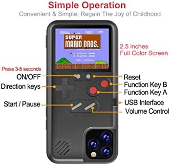 Wodetia kompatibilna sa iPhone 13 / 13pro / 13 Pro Max Game Console Case Retro zaštitni poklopac futrola