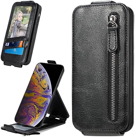 CCSmall Zipper novčanik slučaj za Apple iPhone 13 Pro Max, PU Koža [držač kartica Slot Handbag] sa podesivim