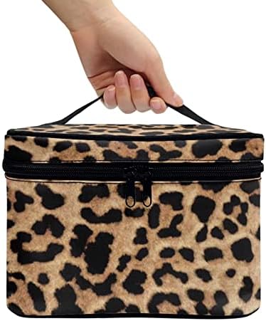 Freewander Leopard Ispis kozmetičke torbe prijenosna torbica sa velikim kapacitetom pogodnim za željeznički