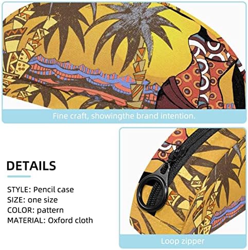 Tbouobt kozmetička torba za žene, šminkerne torbe Sobni toaletni torbica Putni poklon, prekrasna afrička