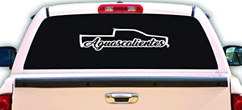 X Grafika Aguascalientes Decal Trokita Decal Automobilski prozor AGS Vinil naljepnica Meksiko 6 x 24, Meksička