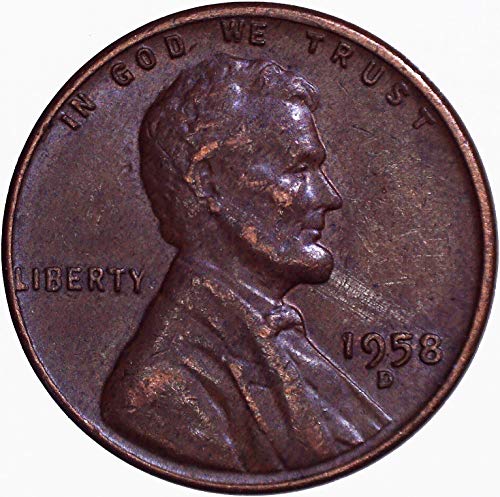 1958 d Lincoln pšenica Cent 1c vrlo dobro