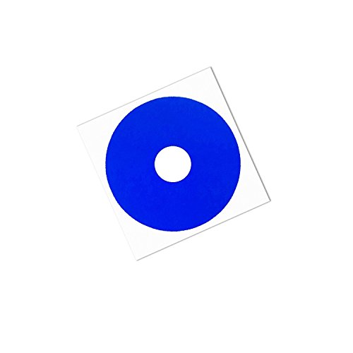 3M 8905 0,5 OD-0,15625 ID-250 plavi poliesterski krug / silikonski ljepljivi krugovi, 400 stepeni F, 0,5