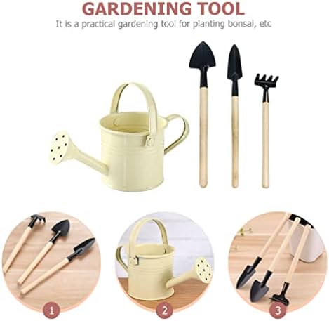 Nejasno set vrtnih alata, 1 Set alata za hortikulturu uključujući kantu za zalijevanje, lopaticu, lopatu,